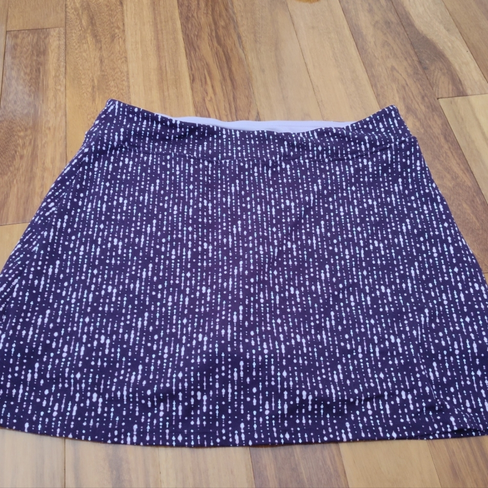 Purple A-Line Mini Skort For Tennis Athletics Tranquility Womens Ladies Sporty